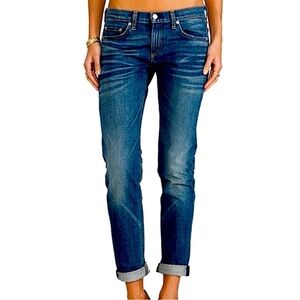 rag & bone Women's Blue Boyfriend Jeans